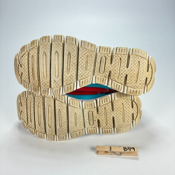 Skechers Sport Red Turquoise Lightweight Athletic Running Shoes Women's Size 7 - Picture 10 of 10